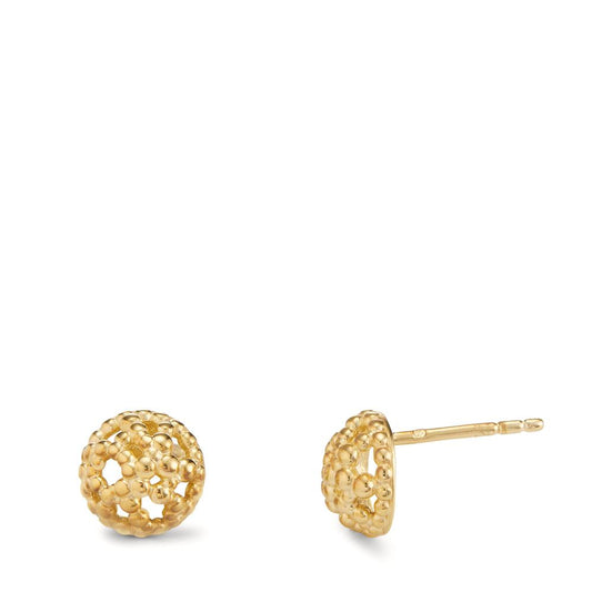 Stud earrings 9k Yellow Gold Ø8 mm