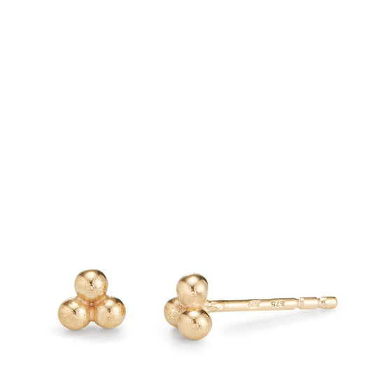 Stud earrings 9k Yellow Gold Ø4.5 mm