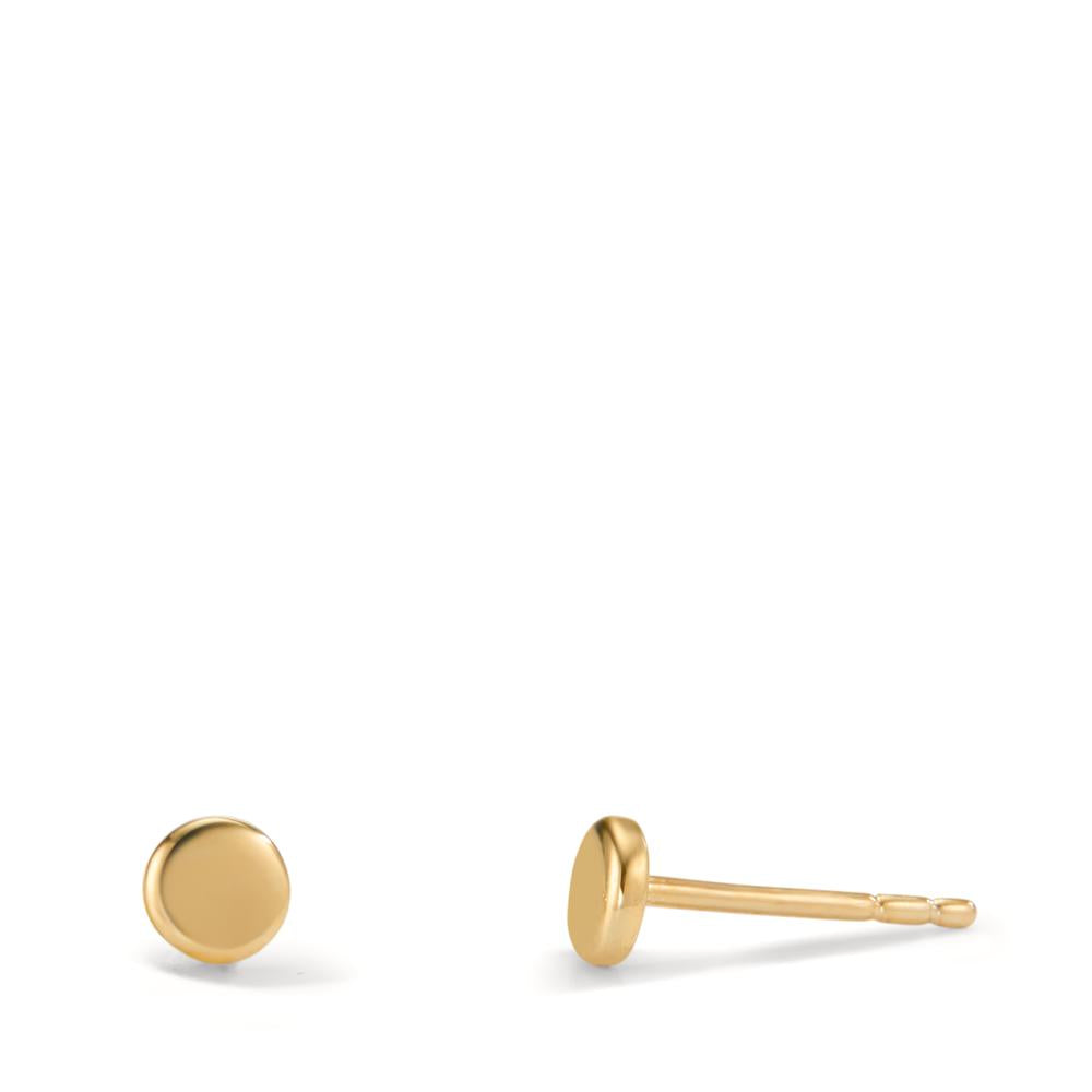 Stud earrings 9k Yellow Gold Ø4 mm