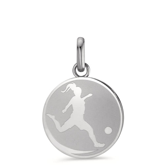 Pendant Stainless steel Football Ø18 mm