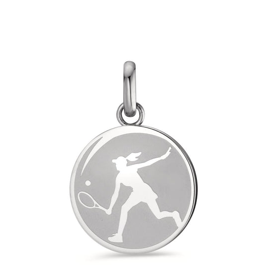 Pendant Stainless steel Tennis Ø18 mm