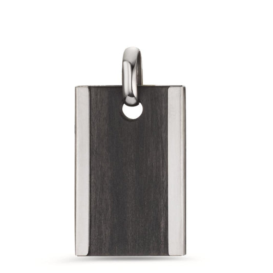 Engravable pendant Stainless steel, Carbon