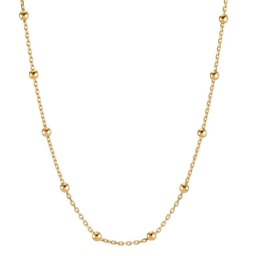 Necklace Silver Yellow Gold plated 41-44 cm