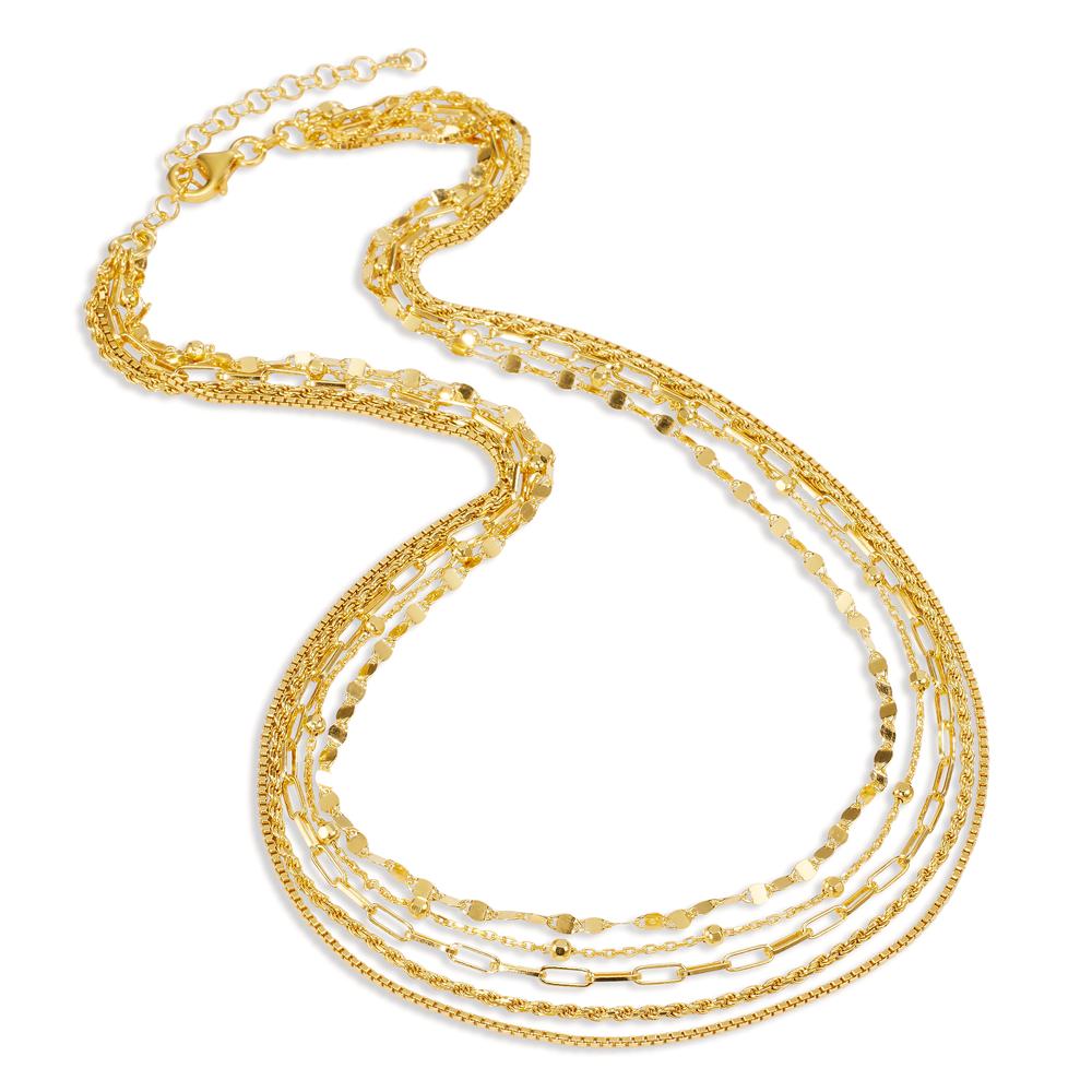 Necklace Silver Yellow Gold plated 40-45 cm