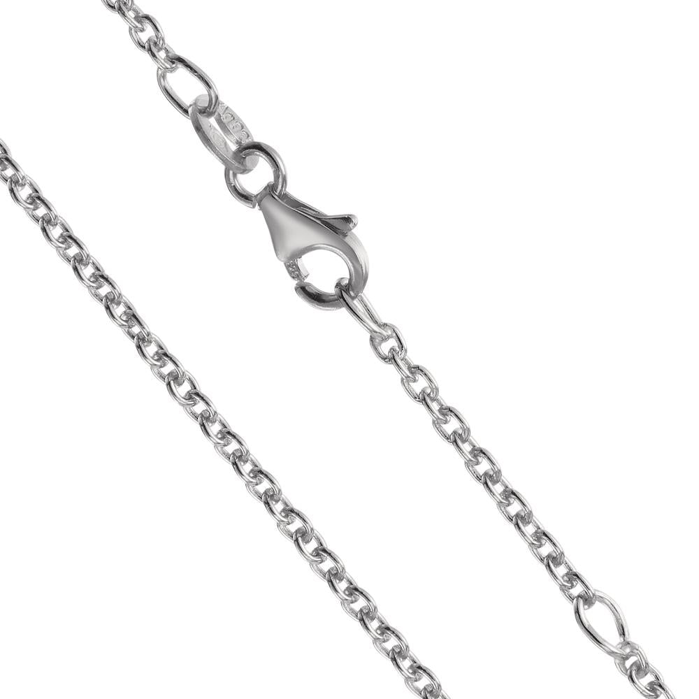 Necklace Silver Rhodium plated 36-38 cm