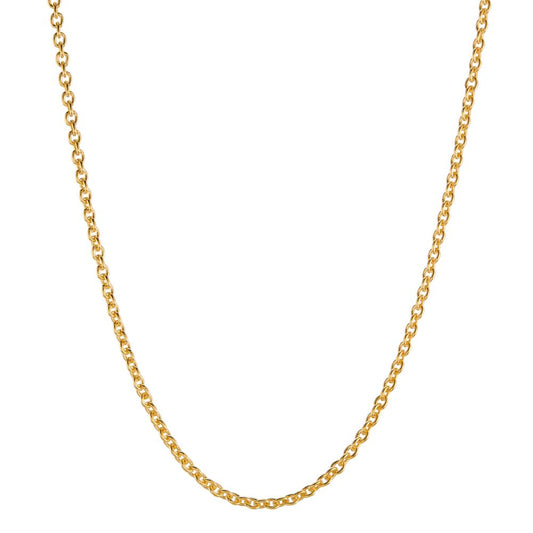 Necklace Silver Yellow Gold plated 36-38 cm