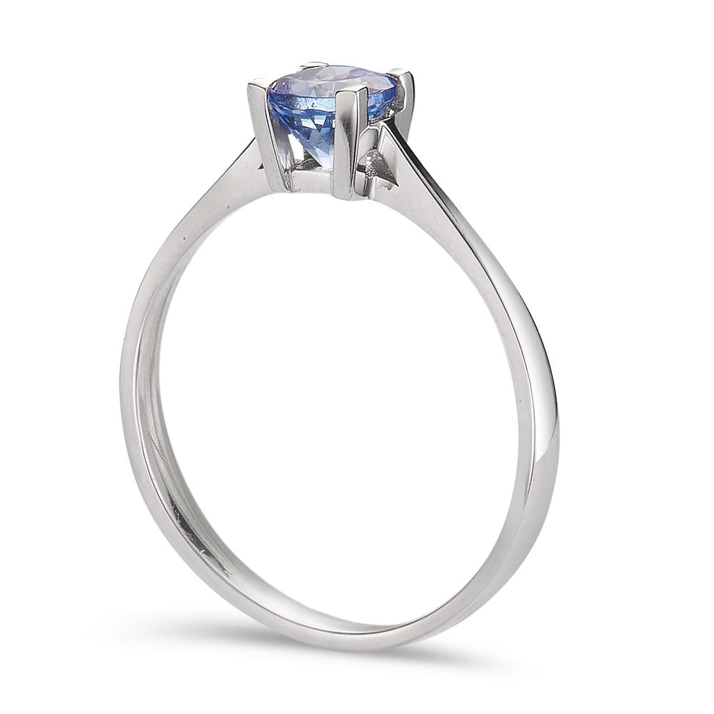 Ring 18k White Gold Tanzanite 0.48 ct