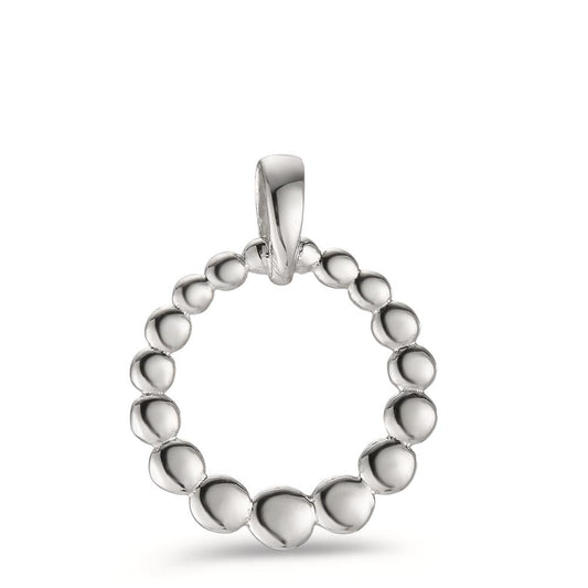 Pendant Silver Rhodium plated Ø15 mm