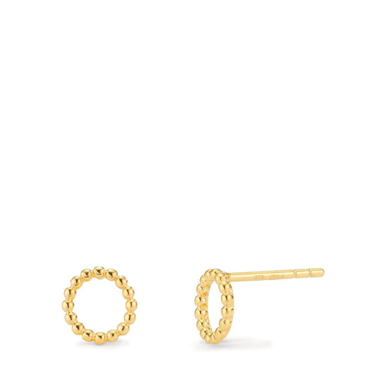 Stud earrings 9k Yellow Gold Ø7 mm