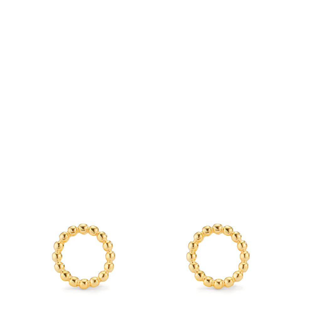 Stud earrings 9k Yellow Gold Ø7 mm