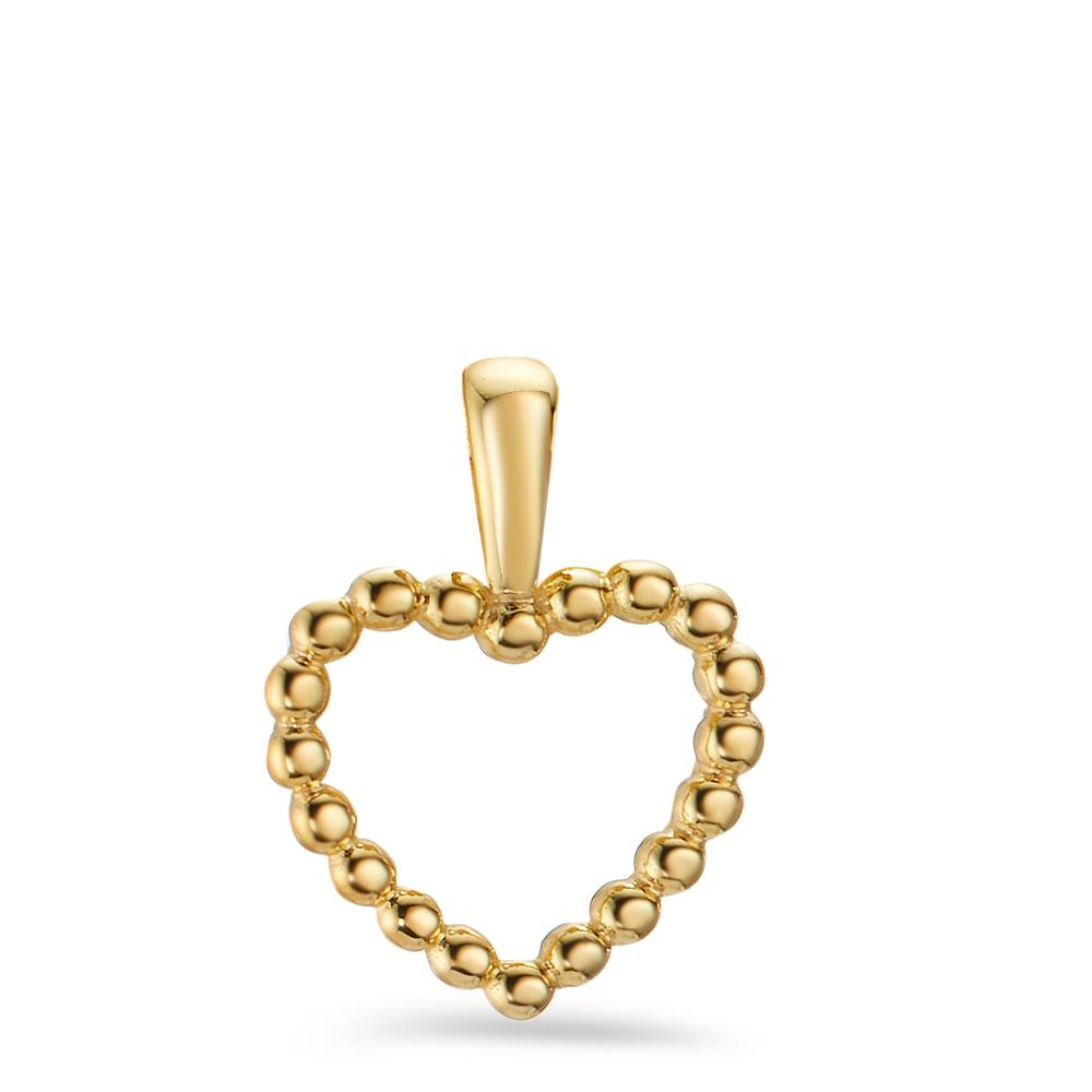 Pendant 9k Yellow Gold Heart Ø10 mm