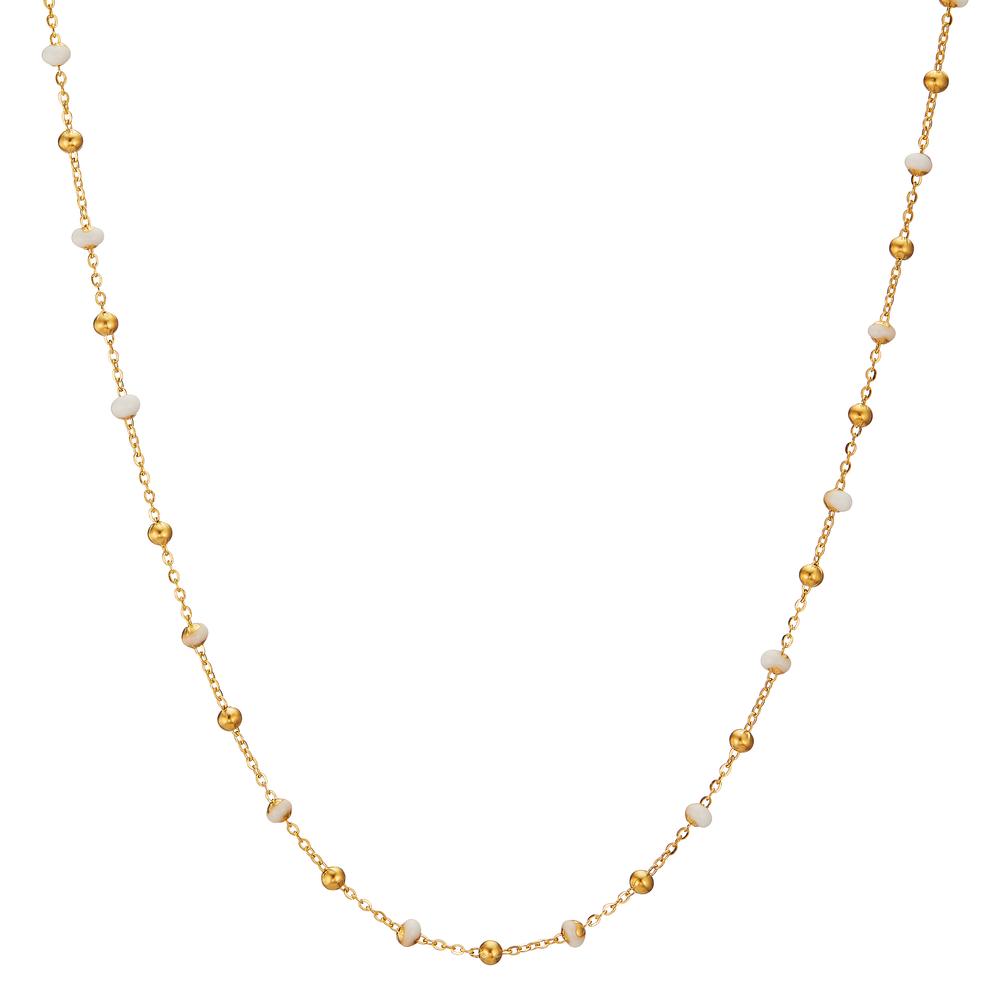 Necklace 18k Yellow Gold Enameled 42 cm