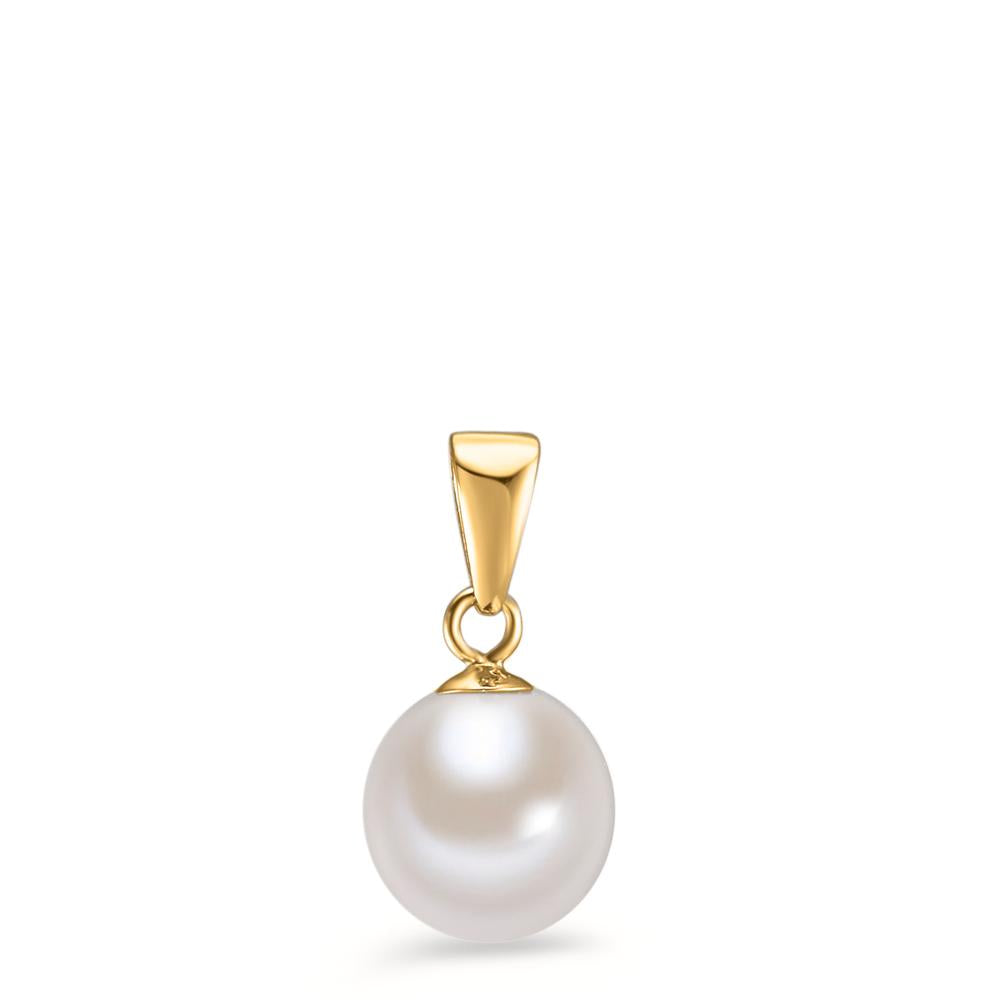 Pendant 18k Yellow Gold Freshwater pearl