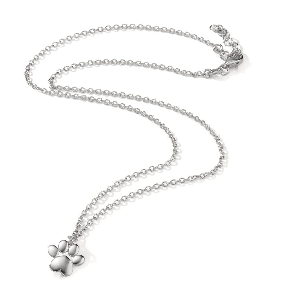 Necklace Silver Rhodium plated Paw 42-45 cm Ø12 mm