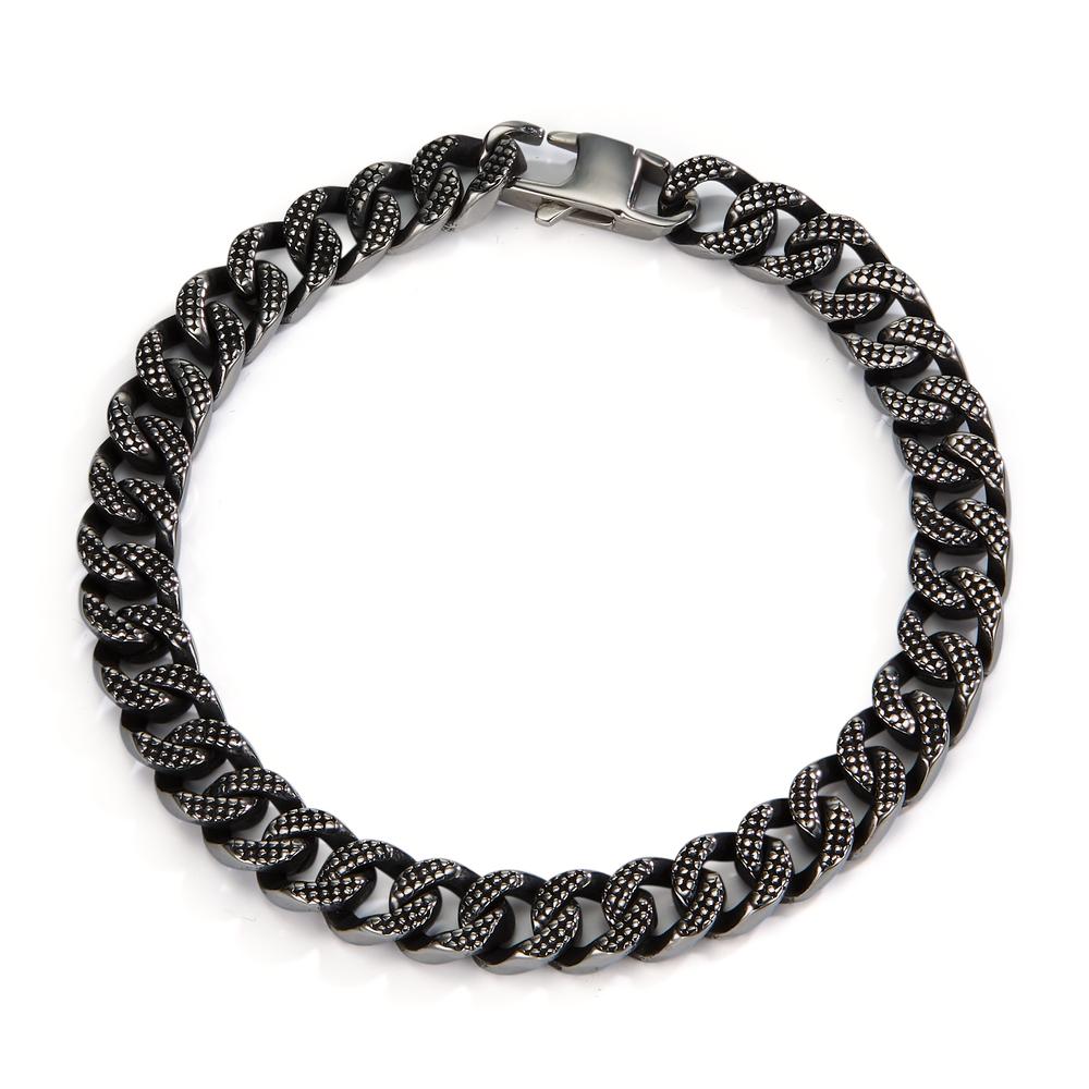 Bracelet Stainless steel Black IP coated 20.5 cm