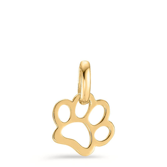 Pendant 9k Yellow Gold Paw Ø8 mm