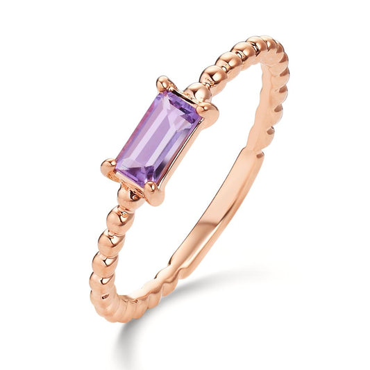 Ring 9k Red Gold Amethyst