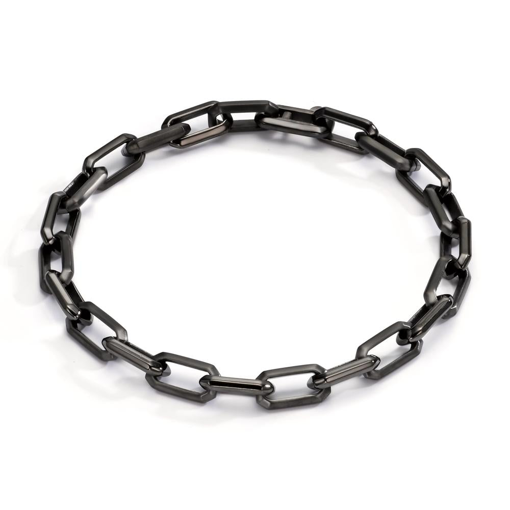 Bracelet Stainless steel Black IP coated 21 cm