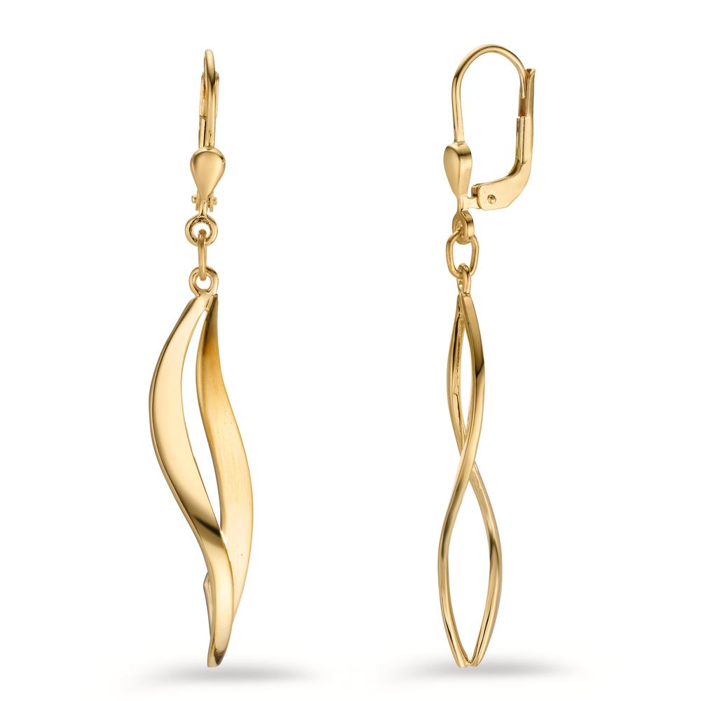 Drop Earrings Silver Gold plated