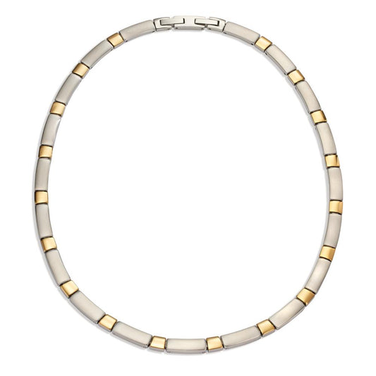 Necklace Stainless steel Yellow Bicolor 45-47 cm