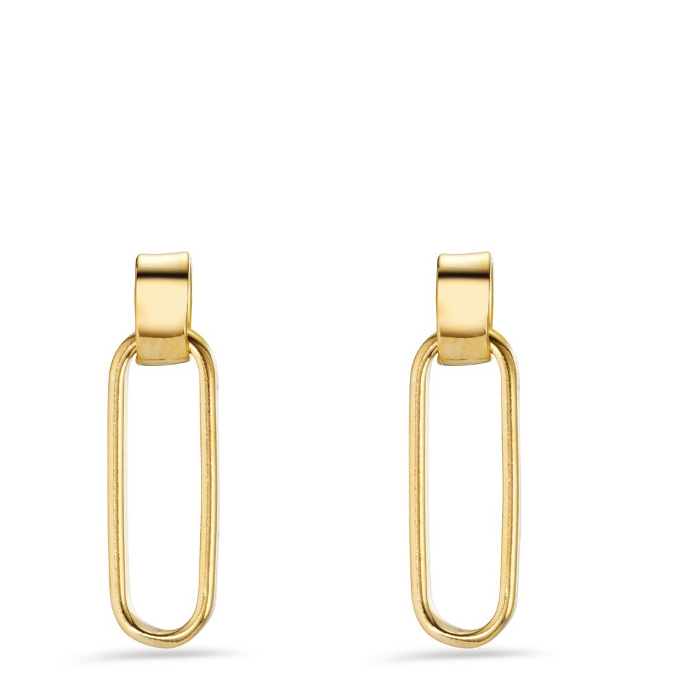 Drop Earrings Silver Yellow Gold plated