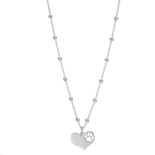 Necklace Silver Rhodium plated Paw 40-44 cm