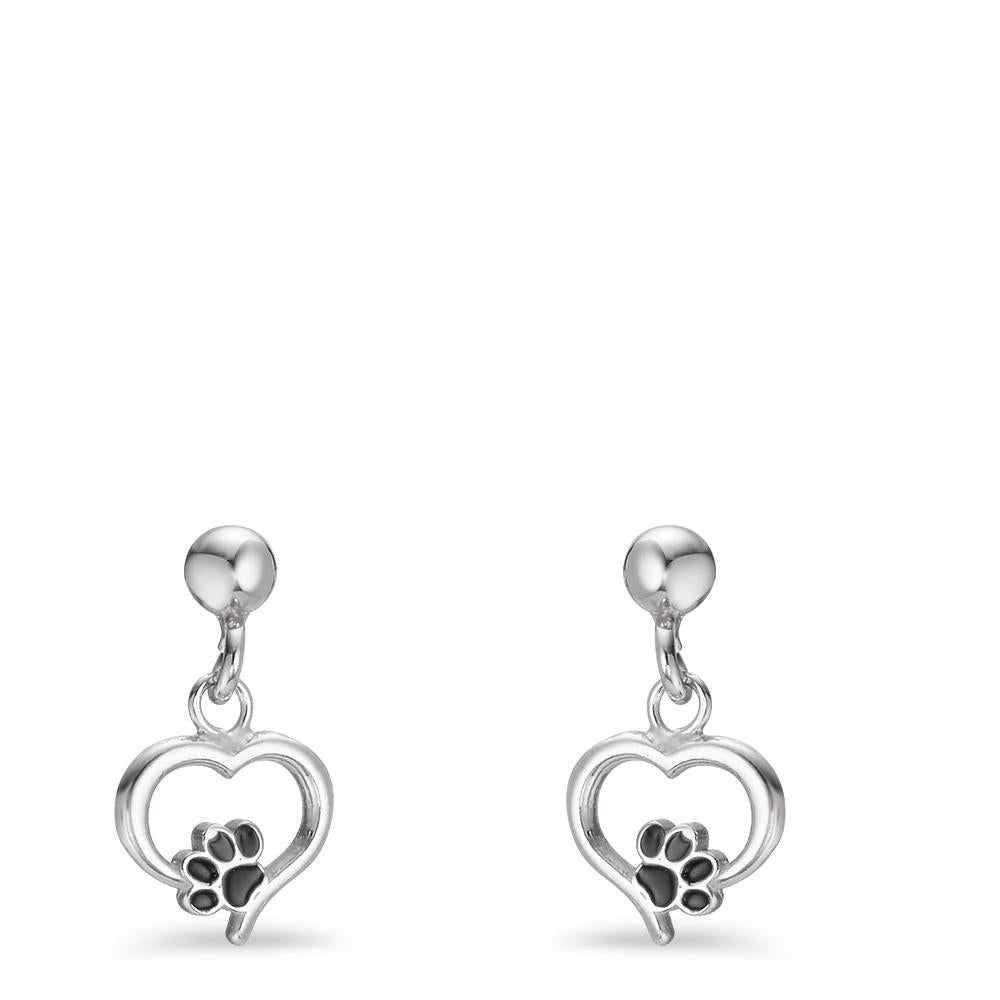 Drop Earrings Silver Rhodium plated Paw