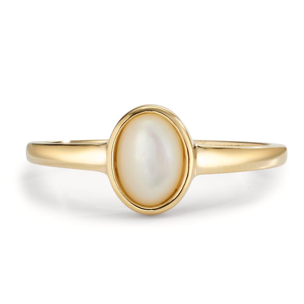 Ring 9k Yellow Gold Mother of pearl