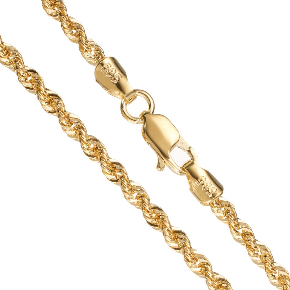 Necklace 14k Yellow Gold 42 cm Ø2 mm