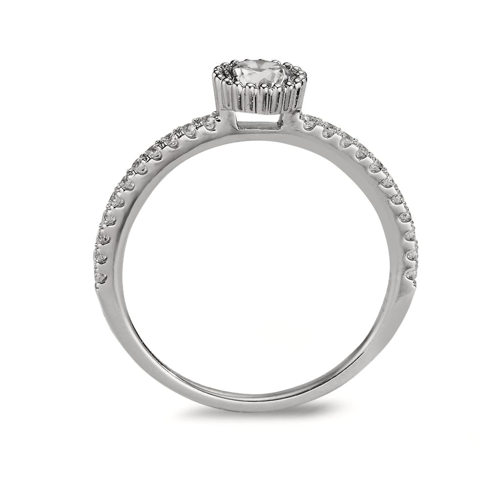 Ring 9k White Gold Zirconia Ø5.5 mm