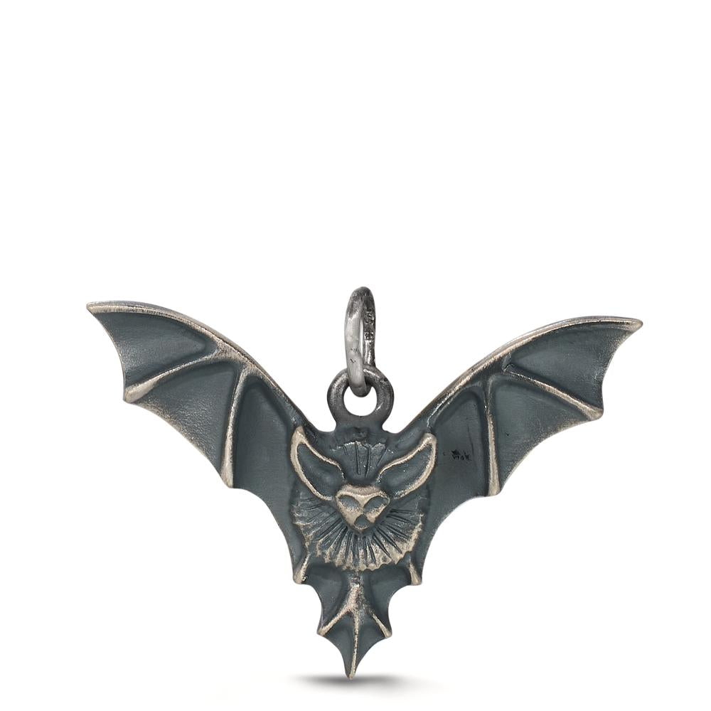 Pendant Silver Patinated Bat