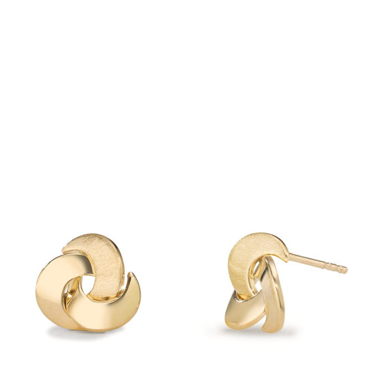 Stud earrings 9k Yellow Gold Ø9.5 mm