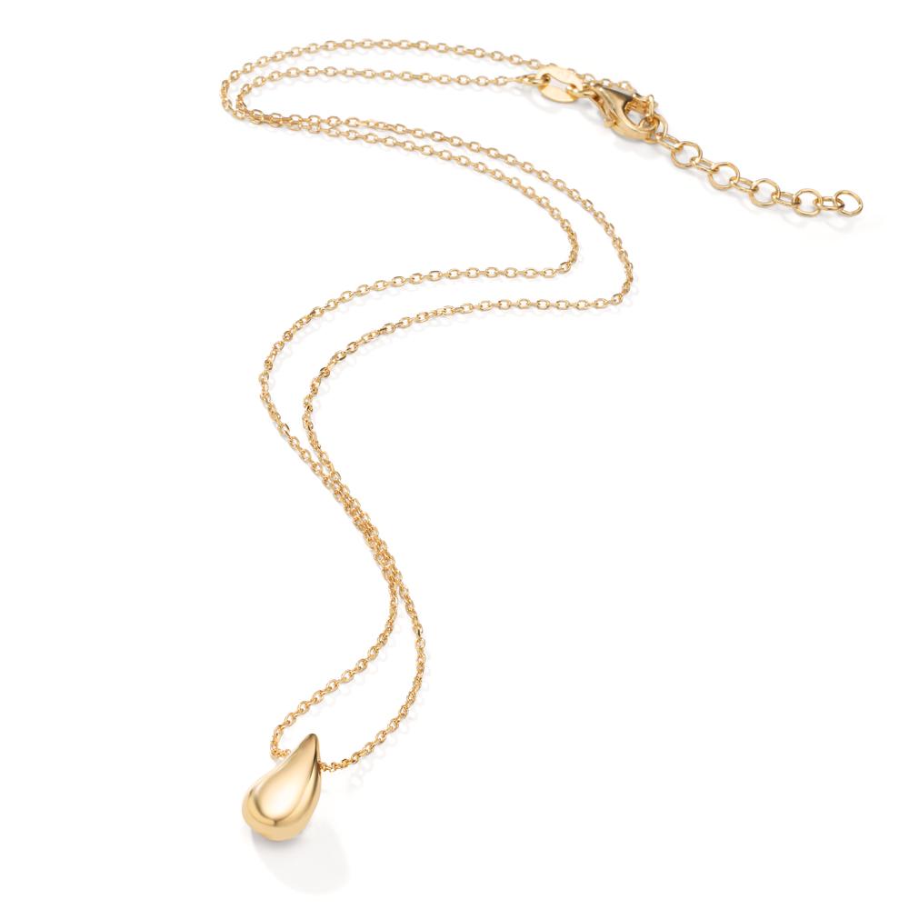 Necklace Silver Yellow Gold plated 42-45 cm