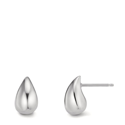 Stud earrings Silver Rhodium plated