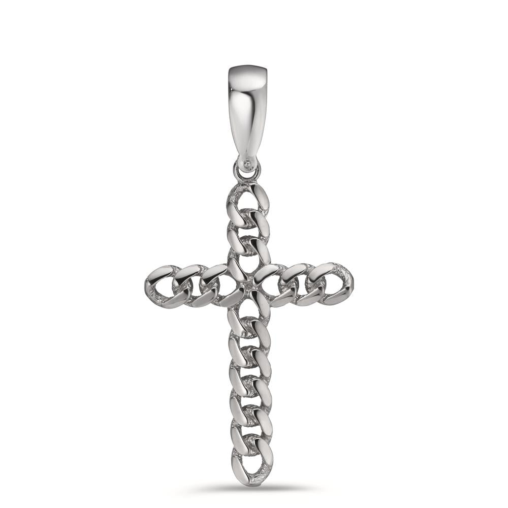 Pendant Silver Rhodium plated Cross