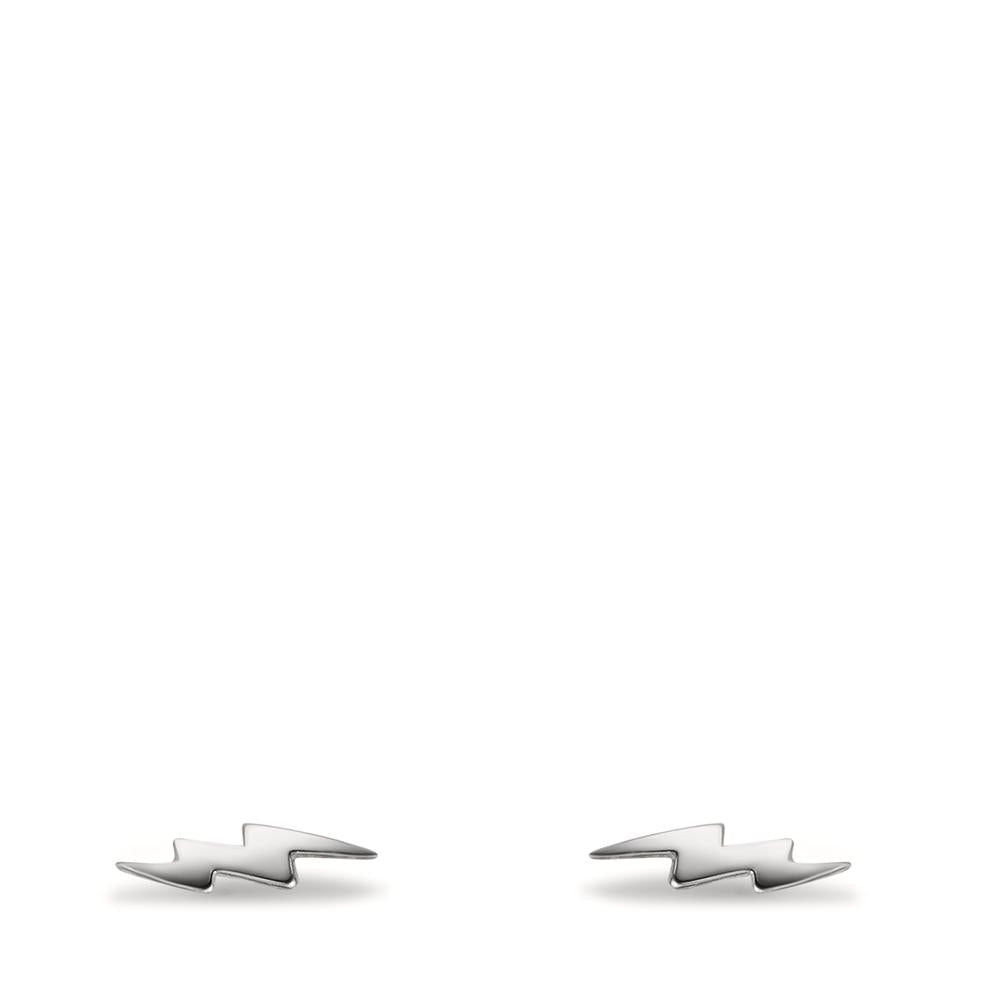 Stud earrings Silver Rhodium plated