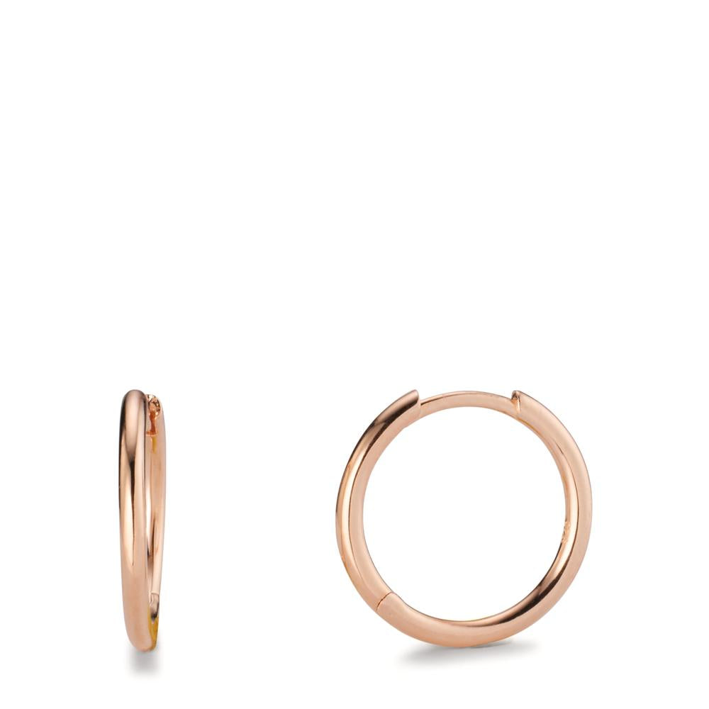 Hinged hoop Silver Rose Gold plated