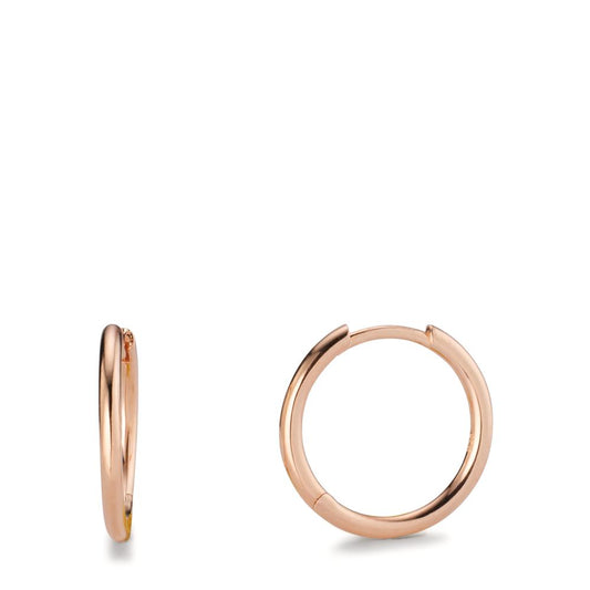 Hinged hoop Silver Rose Gold plated