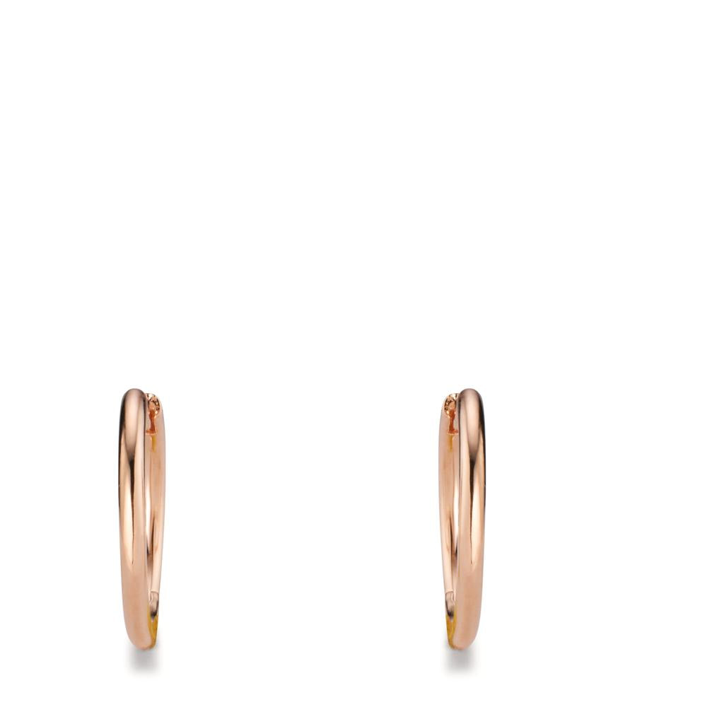 Hinged hoop Silver Rose Gold plated