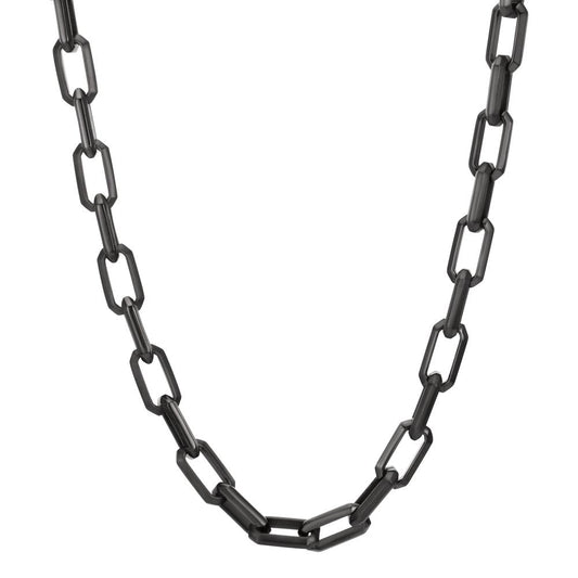 Necklace Stainless steel Black IP coated 50 cm