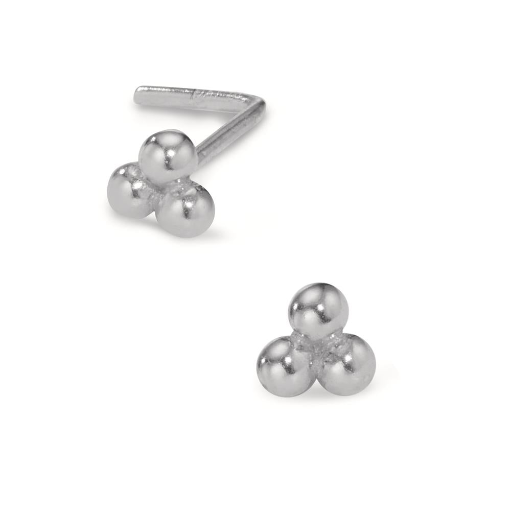 Nose Stud 18k White Gold Ø3.5 mm