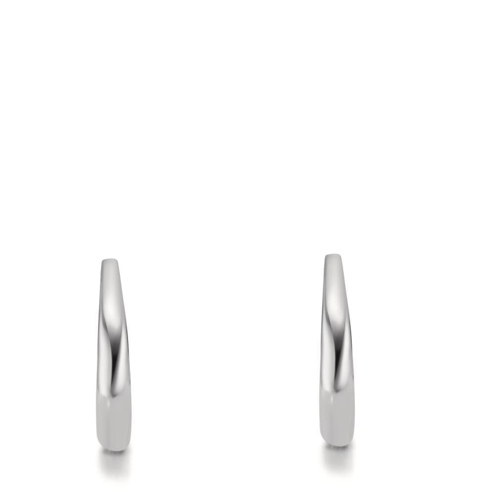 Hoop earrings Silver Rhodium plated