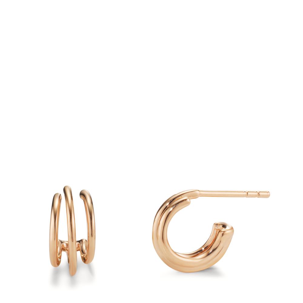 Hoop earrings Bronze Yellow Gold plated