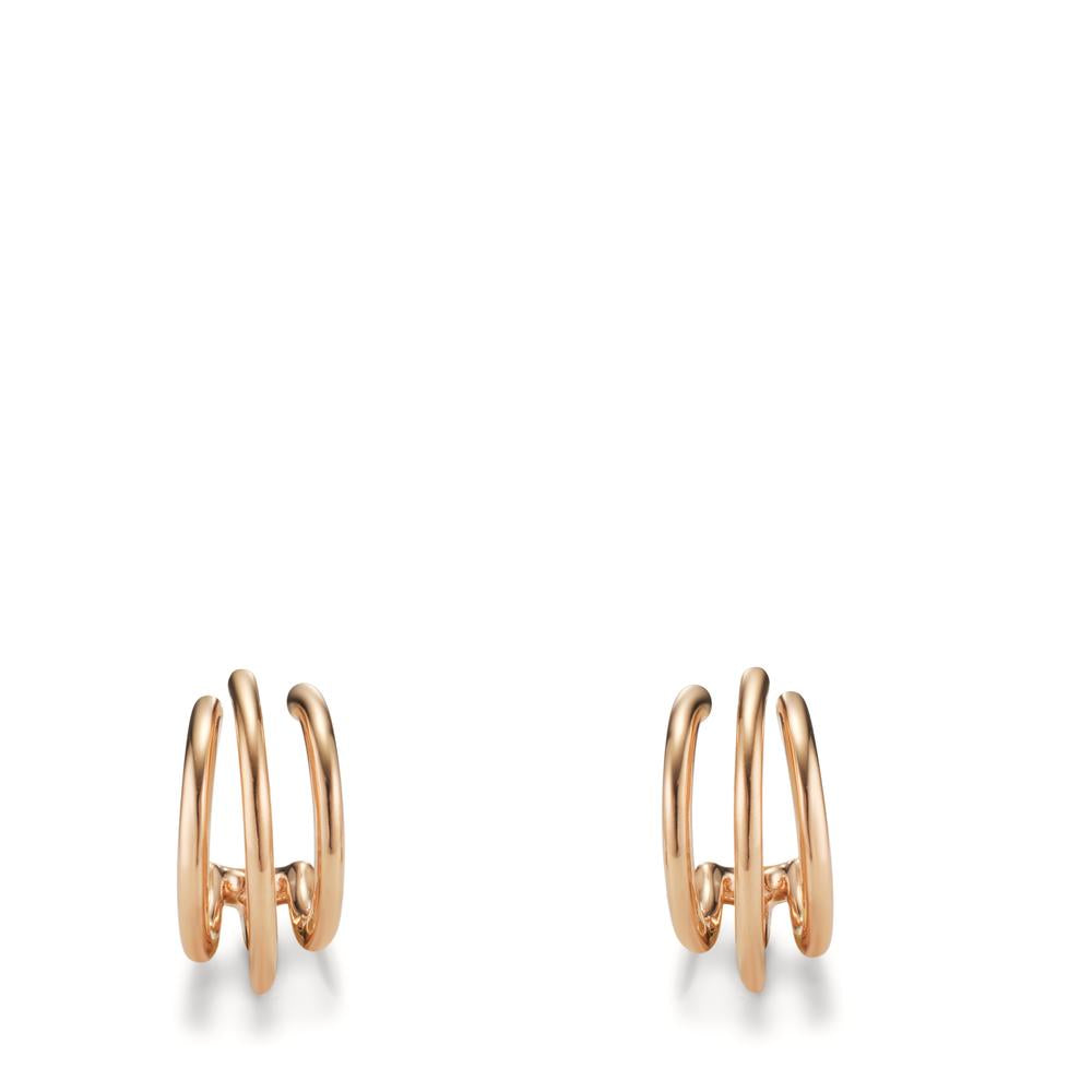 Hoop earrings Bronze Yellow Gold plated