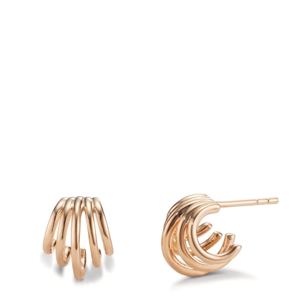 Hoop earrings Bronze Yellow Gold plated