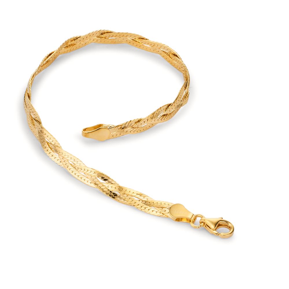 Bracelet Bronze Yellow Gold plated 18 cm