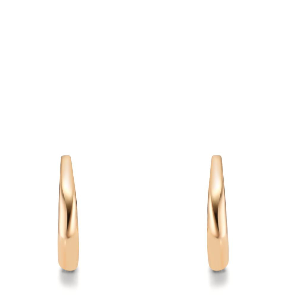 Hoop earrings Bronze Yellow Gold plated