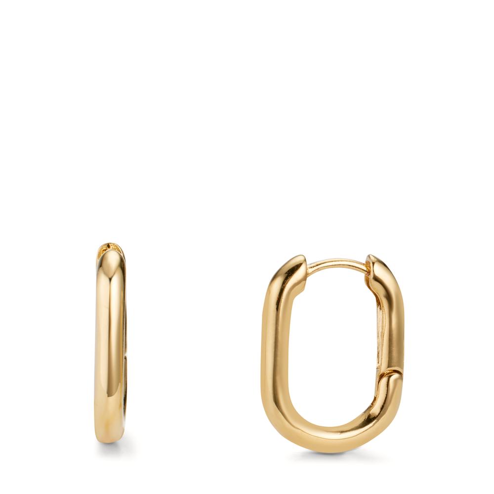 Hinged hoop Bronze gold plated 3 microns