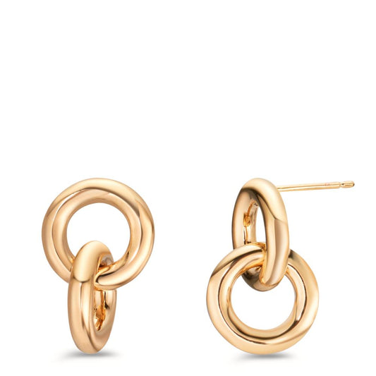 Drop Earrings Bronze gold plated 3 microns