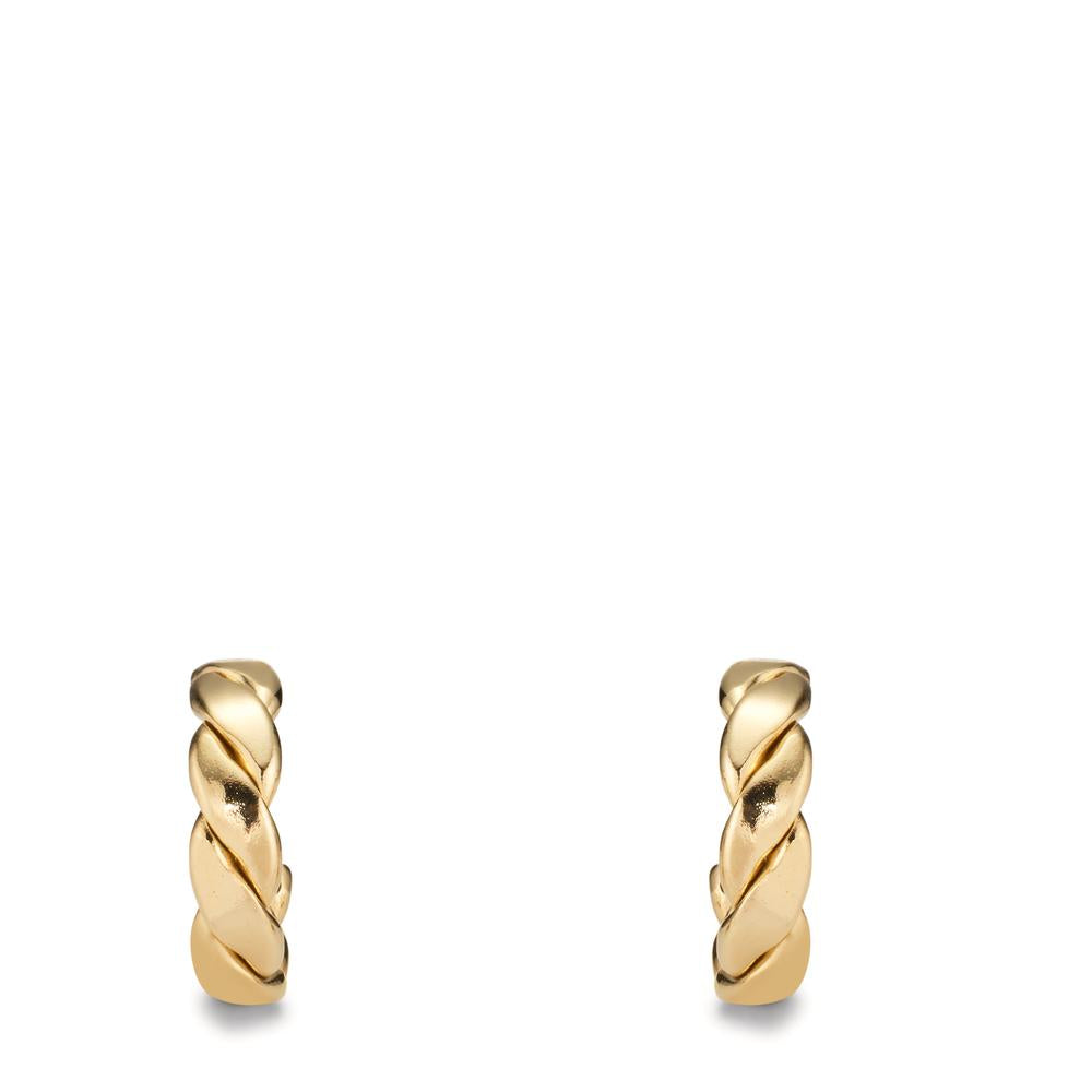 Hoop earrings Bronze gold plated 3 microns